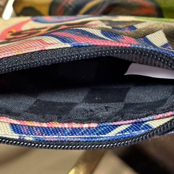 VANS ID & Card Holder in Floral Tropical Print Vans OG Print Inside Good Used Co - Picture 10 of 13